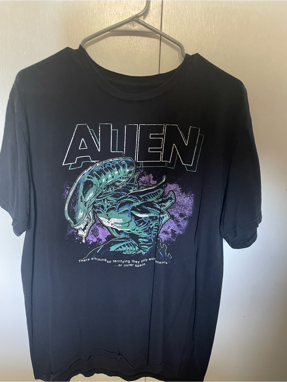 Alien Graphic Tee - Black